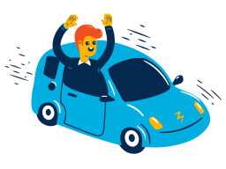 carro azul